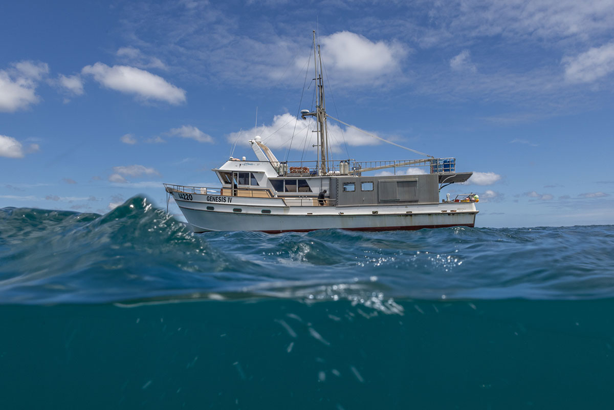 Longline fishing boat